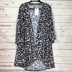 NWT Pink Milly‎ Leopard Cheetah Print Pool Coverup